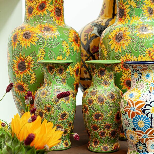 Zonnebloemen Des Pots