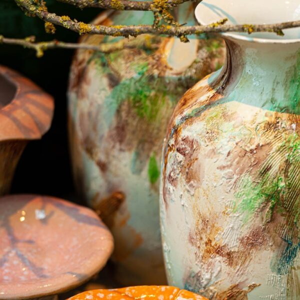 Handbeschilderd Porselein Des Pots