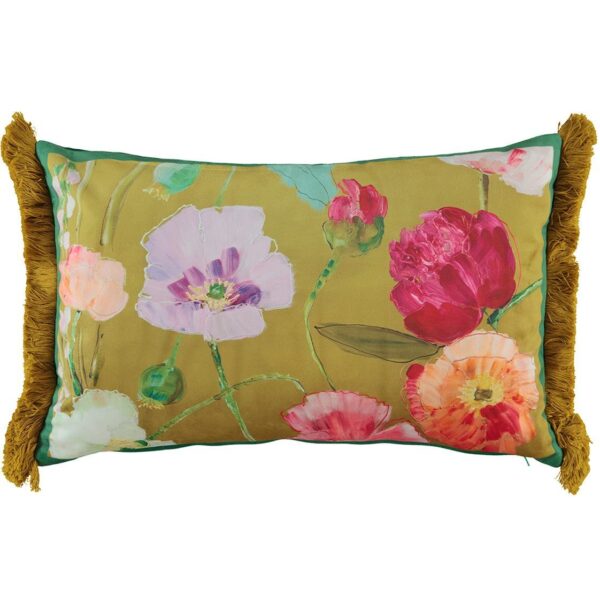 Doortje IJpelaar kussen Green Poppy