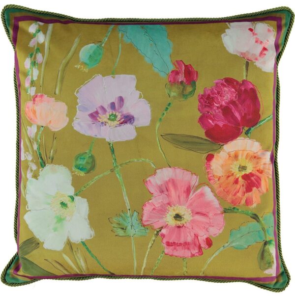 Doortje IJpelaar kussen Green Poppy