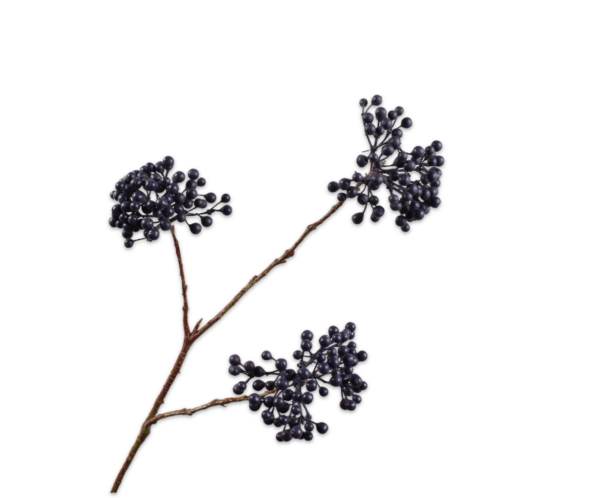 Bes kunst blauw-zwart S